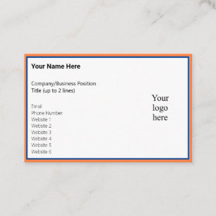 Tarjeta De Visita Logotipo de Negocio en Línea de Picked Mango y Dee