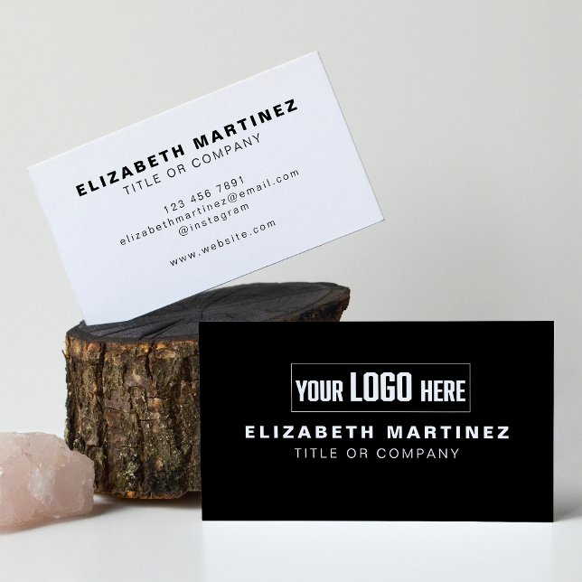 Tarjeta De Visita Logotipo de negocio Profesional sencillo moderno m (Subido por el creador)