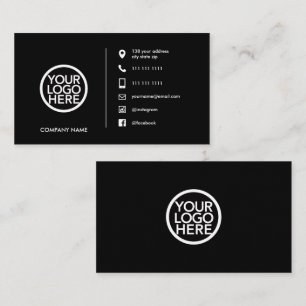 Tarjeta De Visita Logotipo de negocio promocional para personalizado