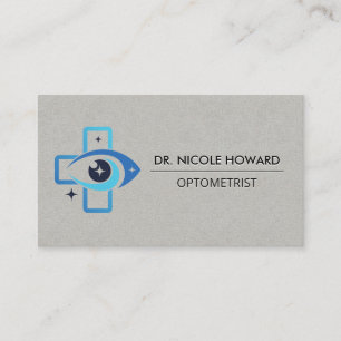 Tarjeta De Visita Logotipo de ojo médico Médico Salud