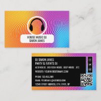 Logotipo de ola de música para audífonos, DJ profe
