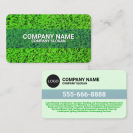 Tarjeta De Visita (Logotipo de paisajismo de la empresa) Cuidado de 