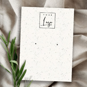 Tarjeta De Visita Logotipo de pantalla de acumulación de textura de 