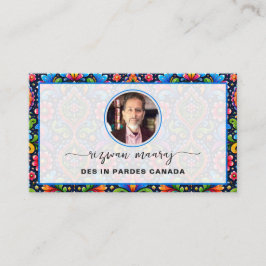 Tarjeta De Visita Logotipo de patrón continuo personalizado, código 