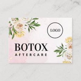 Tarjeta De Visita Logotipo de personalizado Botox de primavera tarje