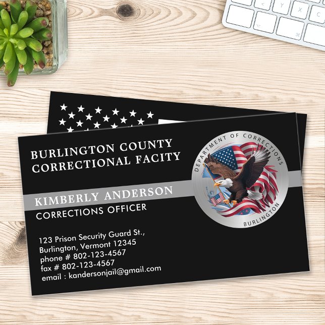 Tarjeta De Visita Logotipo de personalizado de Prisiones (Subido por el creador)