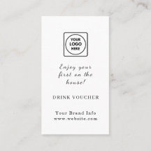 Logotipo de personalizado | Diseño de cupón para b