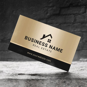 Tarjeta De Visita Logotipo de Personalizado inmobiliario Realtor de 