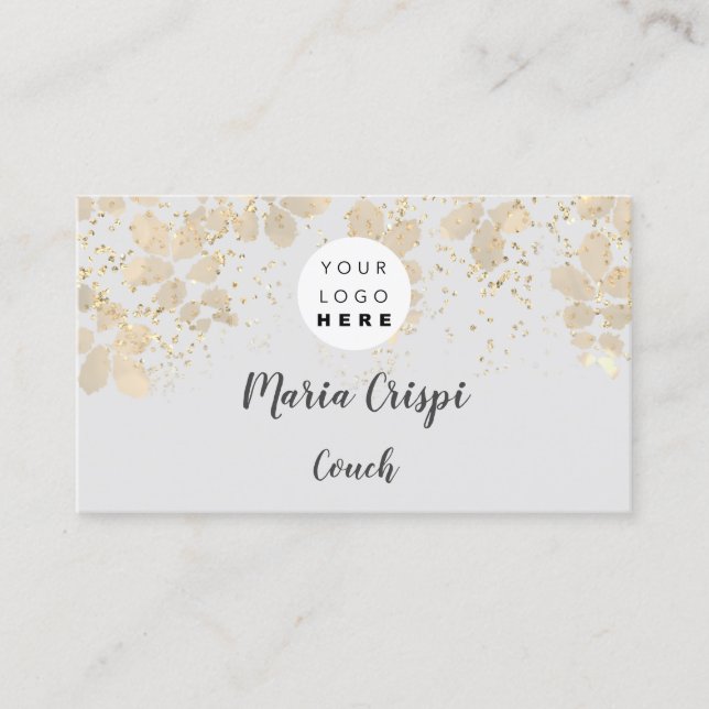 Tarjeta De Visita Logotipo de personalizado QR Código Terapia del so (Anverso)