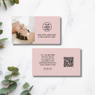 Tarjeta De Visita Logotipo de personalizado QR Terapia de Salud Holí