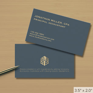 Tarjeta De Visita Logotipo de Personalizado simple y moderno