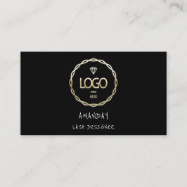 Tarjeta De Visita Logotipo de personalizado Social Media QR Code Gol