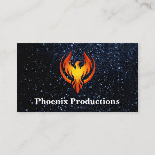 Tarjeta De Visita Logotipo de Phoenix   Espacio