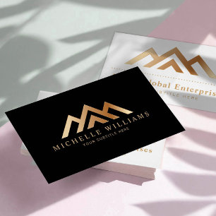 Tarjeta De Visita Logotipo de promotor promocional inmobiliario mode
