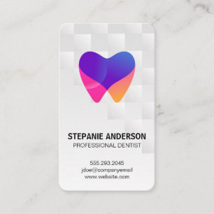 Tarjeta De Visita Logotipo de Salud Dental   Profesionales