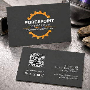 Tarjeta De Visita Logotipo de Soldadura Industrial