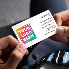 Tarjeta De Visita Logotipo de su empresa