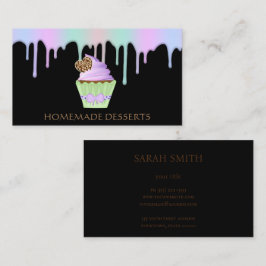 Tarjeta De Visita Logotipo de torta de café Chef, lindo