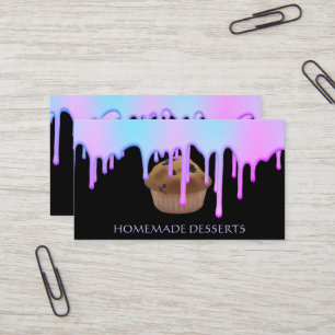 Tarjeta De Visita Logotipo de torta de café Chef, lindo