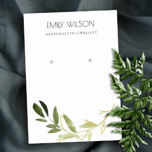 TARJETA DE VISITA LOGOTIPO DE VISUALIZACIÓN DEL COLOR DEL AGUA VERD