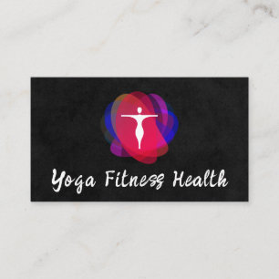 Tarjeta De Visita Logotipo de yoga   Moderno