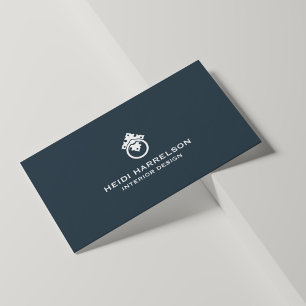 Tarjeta De Visita Logotipo del apoderador de la puerta de época Real