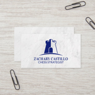 Tarjeta De Visita Logotipo del castillo