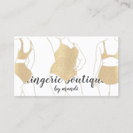 Tarjeta De Visita Logotipo del cuerpo QRCode Tienda de ropa interior