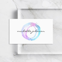 Logotipo del Diseñador de Círculo Pintado de Luxe 