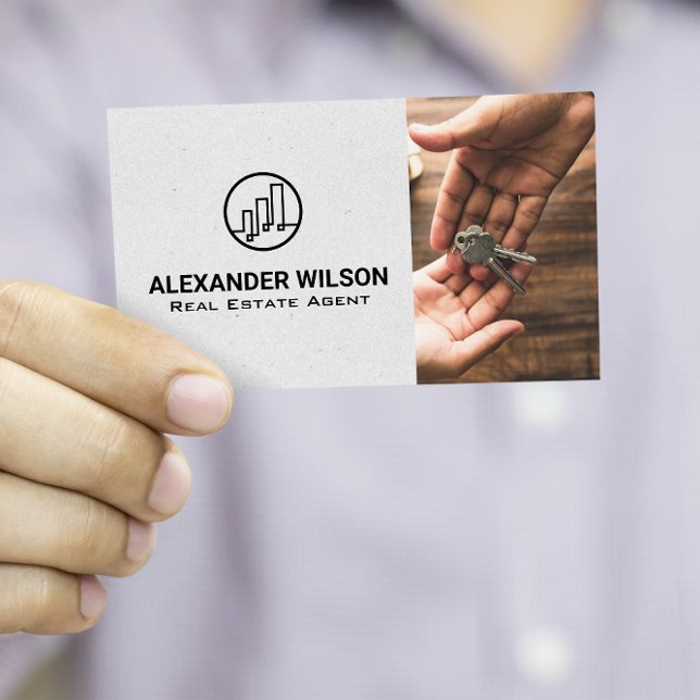 Tarjeta De Visita Logotipo del edificio inmobiliario | Claves de las (Subido por el creador)