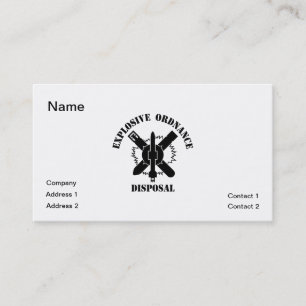 Tarjeta De Visita Logotipo del EOD