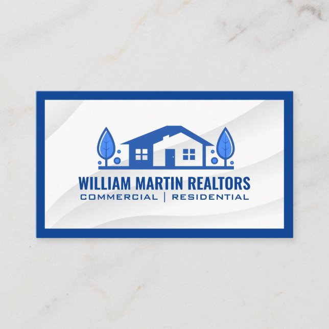 Tarjeta De Visita Logotipo del inmobiliario (Anverso)