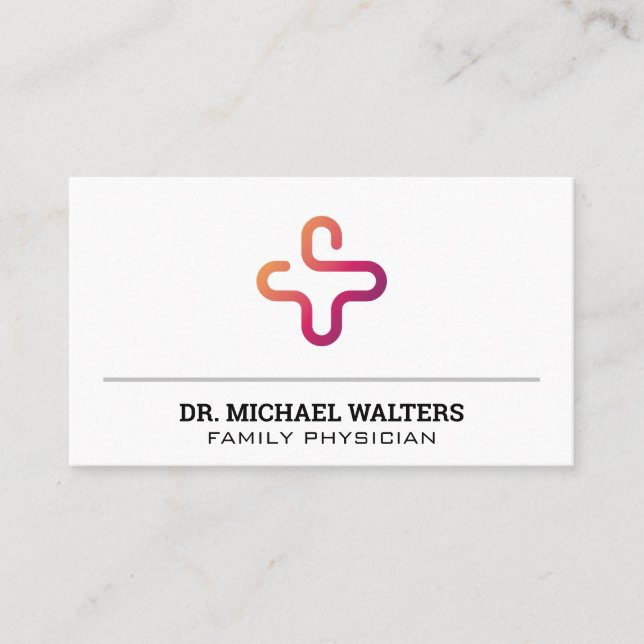 Tarjeta De Visita Logotipo del medicamento (Anverso)
