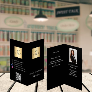 Tarjeta De Visita logotipo del personalizado código Qr foto medios s