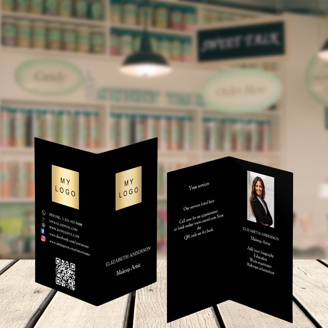 Tarjeta De Visita logotipo del personalizado código Qr foto medios s (Subido por el creador)