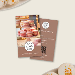 Tarjeta De Visita Logotipo del Personalizado de panadería Foto Tarje