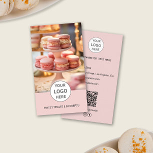 Tarjeta De Visita Logotipo del Personalizado de panadería Foto Tarje