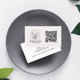 Tarjeta De Visita Logotipo del Personalizado de servicios de limpiez
