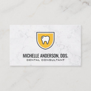 Tarjeta De Visita Logotipo Dental de Dientes