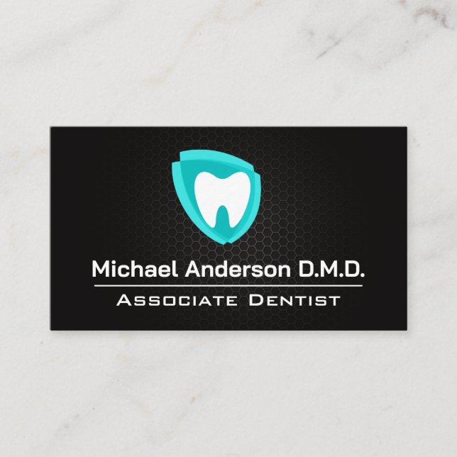 Tarjeta De Visita Logotipo dental | Dentista (Anverso)