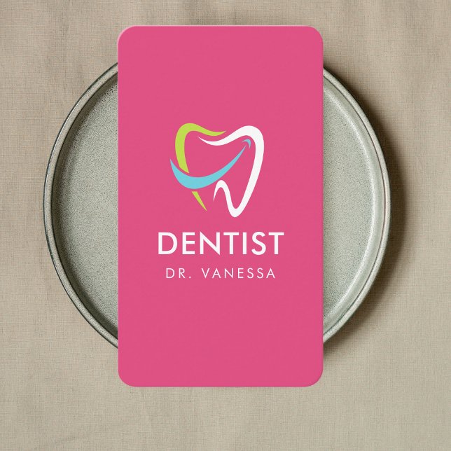 Tarjeta De Visita Logotipo dental profesional Código Qr dental (Subido por el creador)