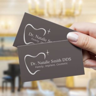 Tarjeta De Visita Logotipo dental profesional Cuidado dental