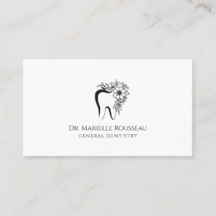 Tarjeta De Visita Logotipo Dentist Tooth