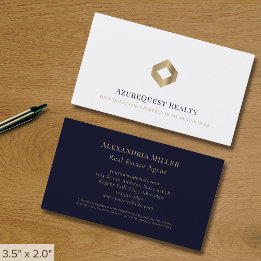 Tarjeta De Visita Logotipo elegante de lujo