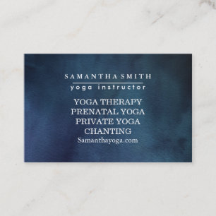 Tarjeta De Visita Logotipo elegante Yoga Meditation Lotus Flowers