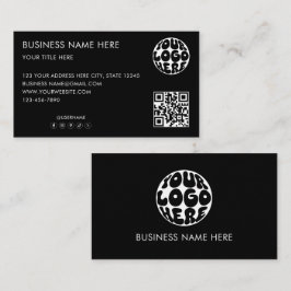 Tarjeta De Visita Logotipo Empresarial Personalizado Marketing Corpo