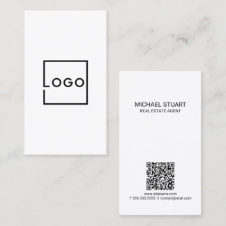 Tarjeta De Visita Logotipo Empresarial Personalizado Profesional