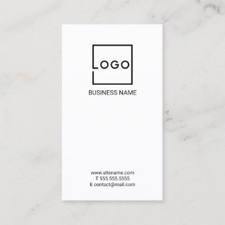 Tarjeta De Visita Logotipo Empresarial Personalizado Profesional