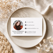 Logotipo Empresarial Profesional de Foto en Rosa y