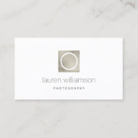 Logotipo fotográfico de lentes de cámara de círcul